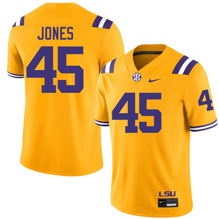 Deion Jones LSU Tigers Jersey,Louisiana State University Tigers Football Jersey-Gold